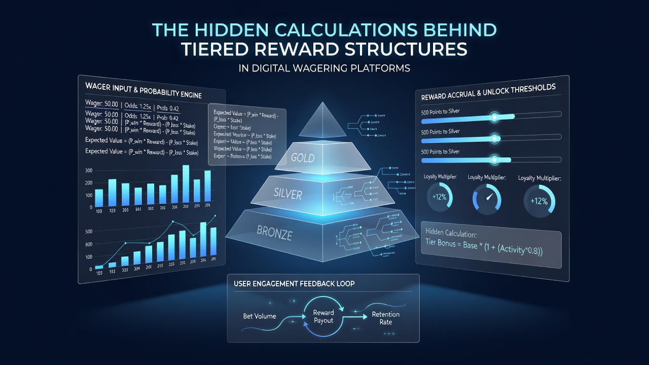 Analytics dashboard displaying player segmentation clusters and tier progression probabilities in a wagering platform interface
